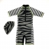 Zwempak Zebra met badmuts maat 104/110